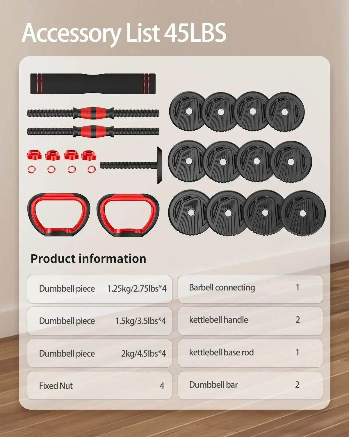 Recreate Dumbbells Set