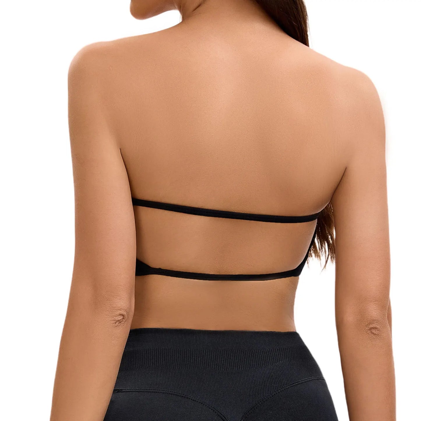 Backless Bandeau Sports Bra