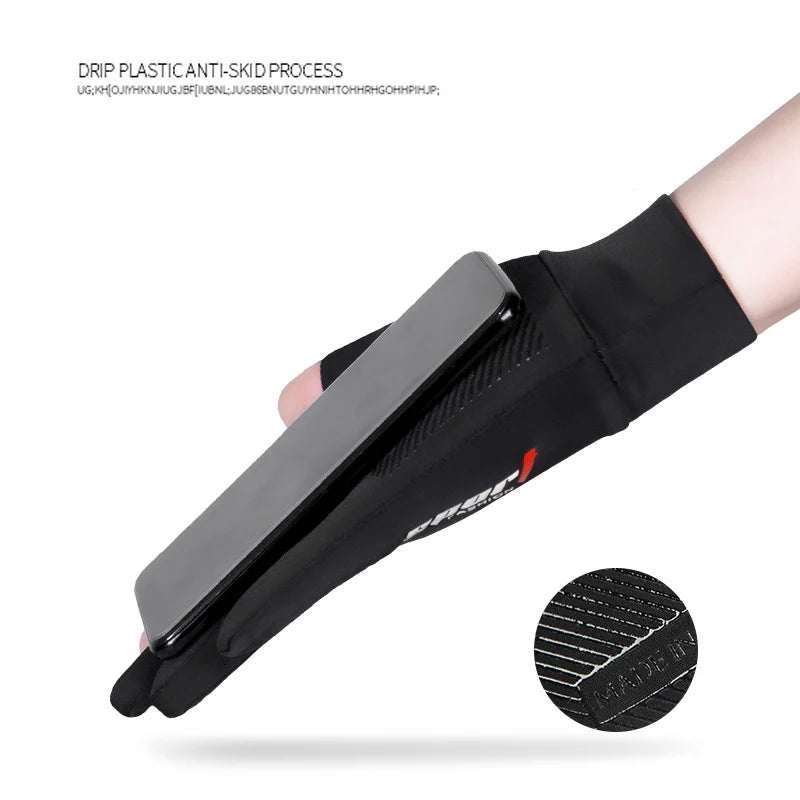 Silk Non-Slip Sun Gloves