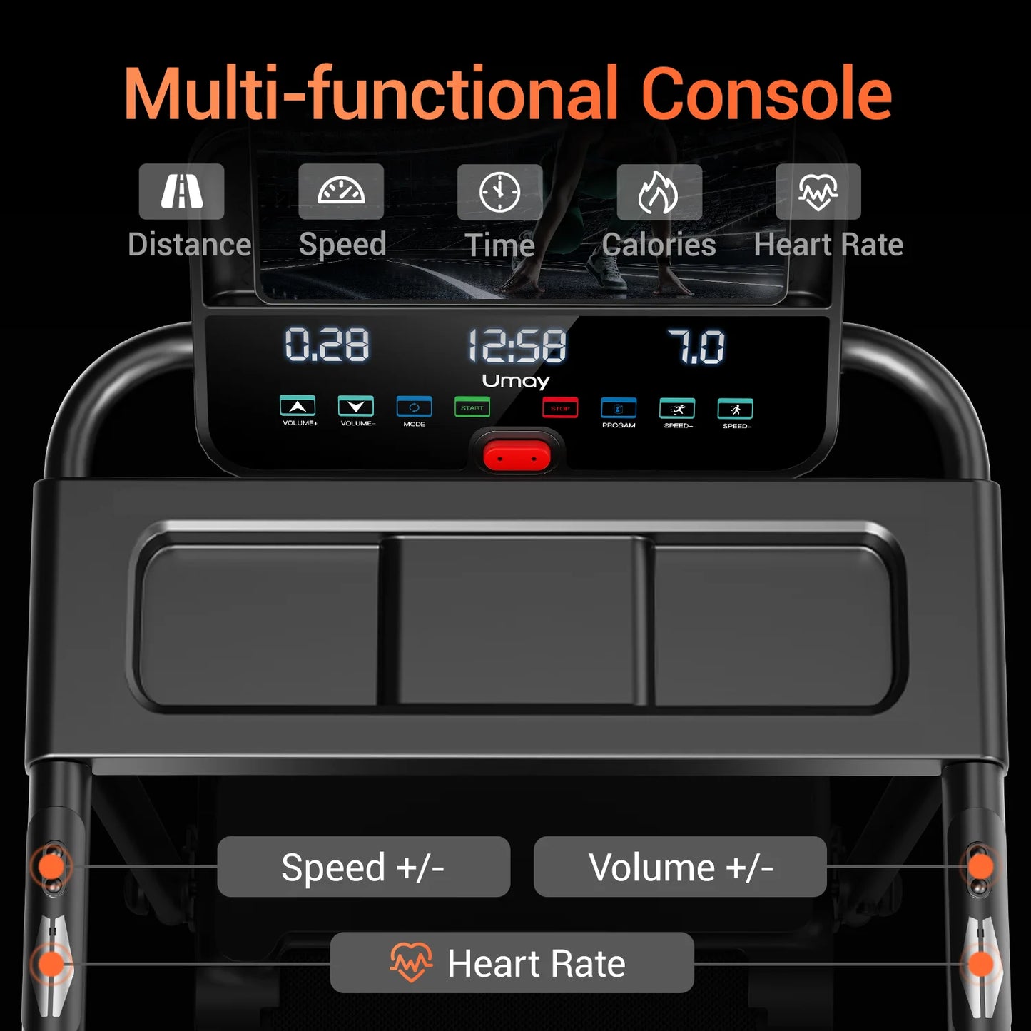 Brushless Foldable Home Treadmill