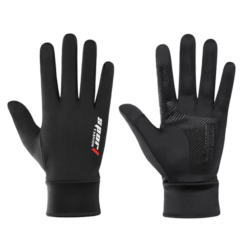 Silk Non-Slip Sun Gloves