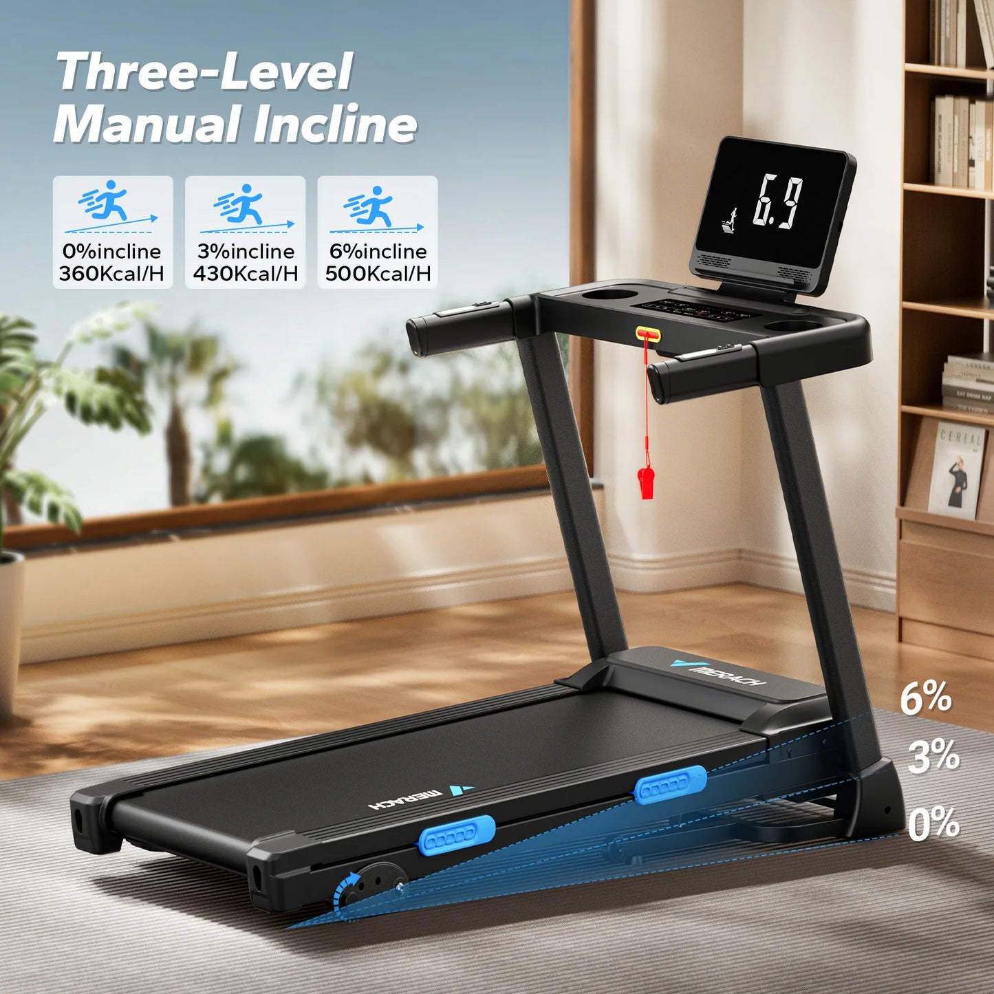 MERACH Foldable Treadmill