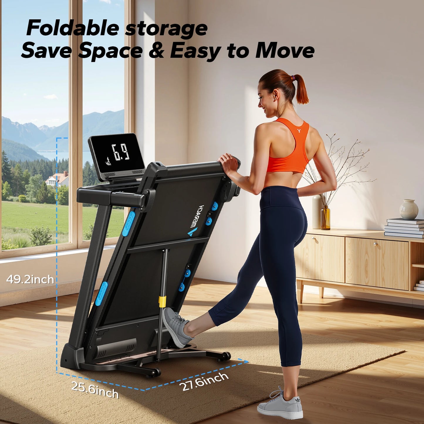 MERACH Foldable Treadmill