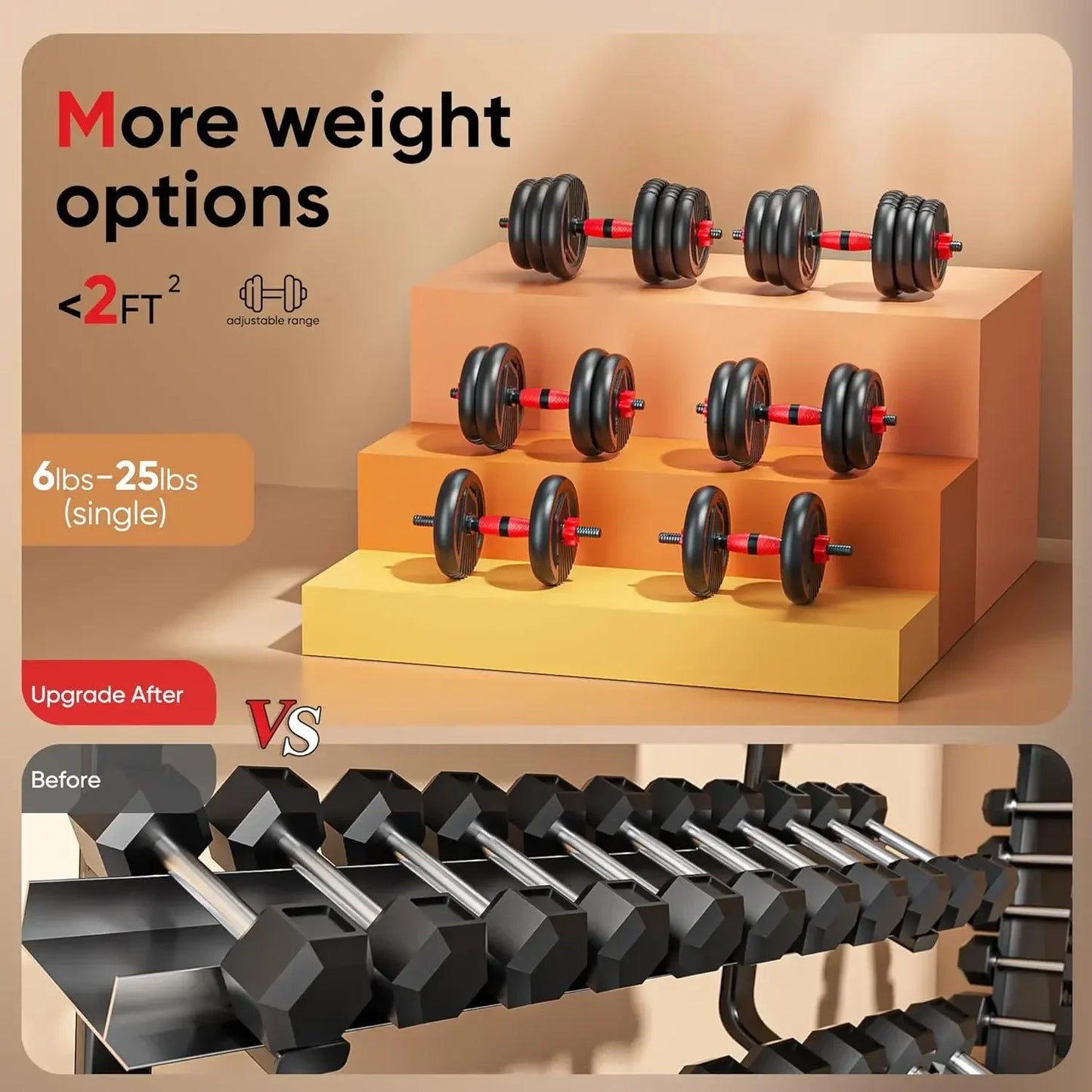 Recreate Dumbbells Set