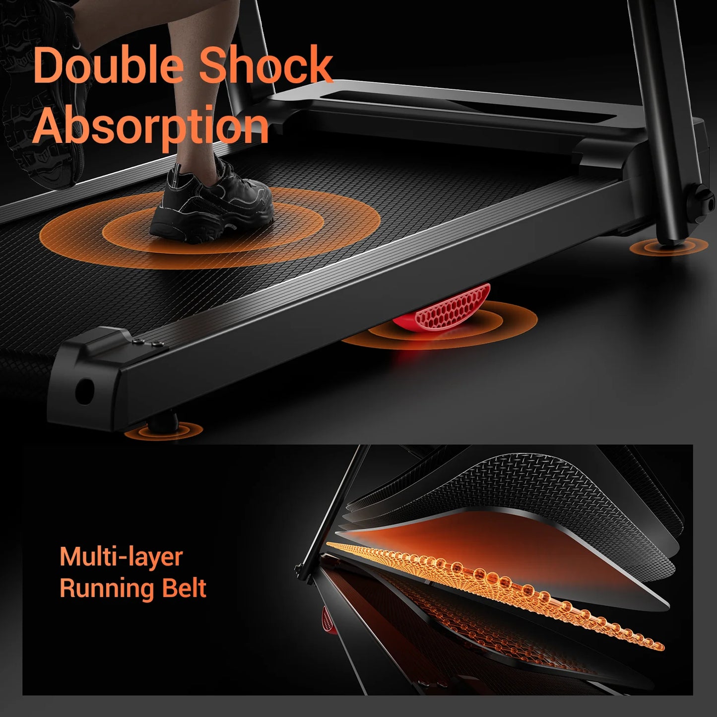 Brushless Foldable Home Treadmill