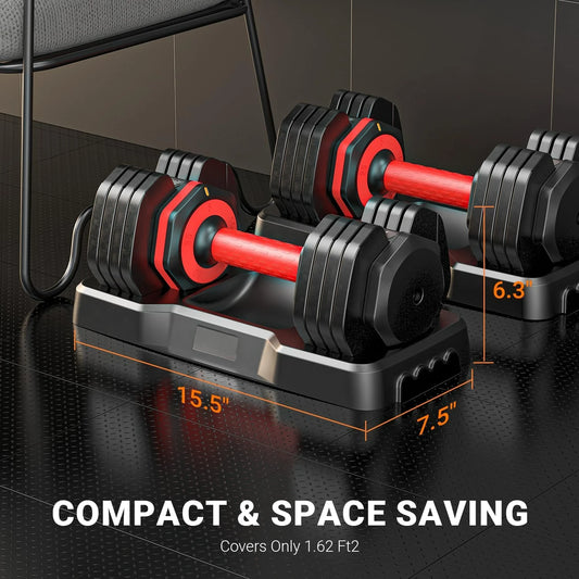 Adjustable Weights Dumbbells