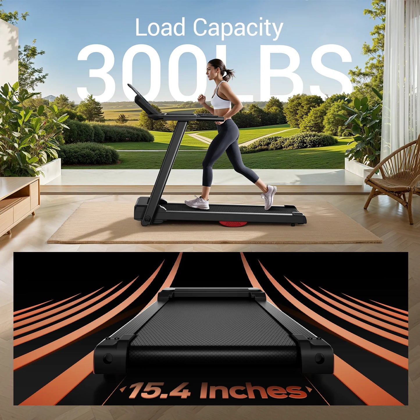 Brushless Foldable Home Treadmill